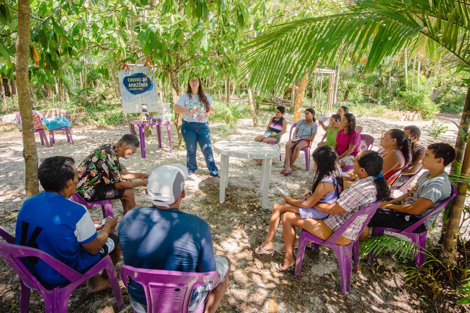 Projeto leva conscientização sobre a importância das chuvas na Amazônia